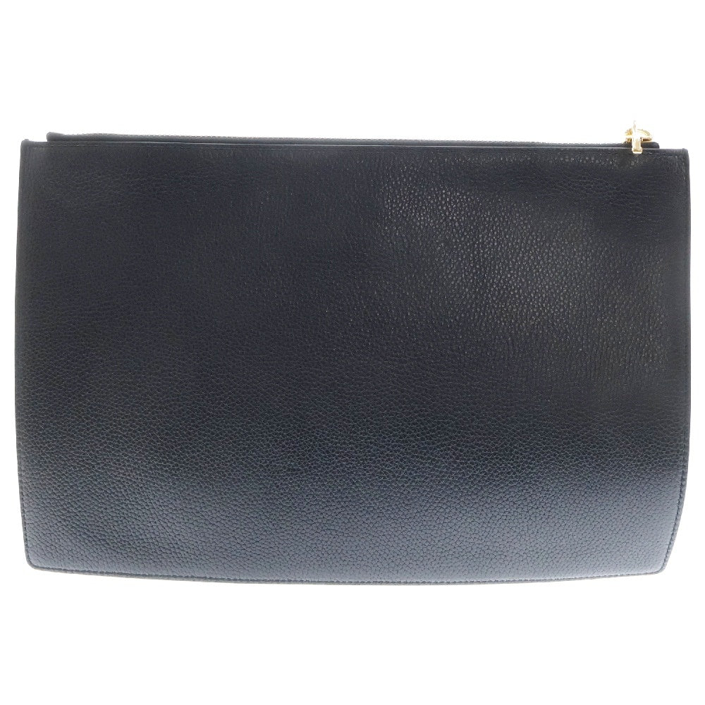 GUCCI(グッチ) ズゥミ クラッチバッグ GGロゴ ブラック レザー 570728
