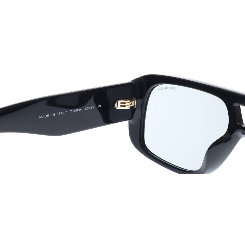 CHANEL(シャネル) パイロットシェイプ アイウェア サングラス ブラック アセテート & ストラス ココマーク 9160B 眼鏡