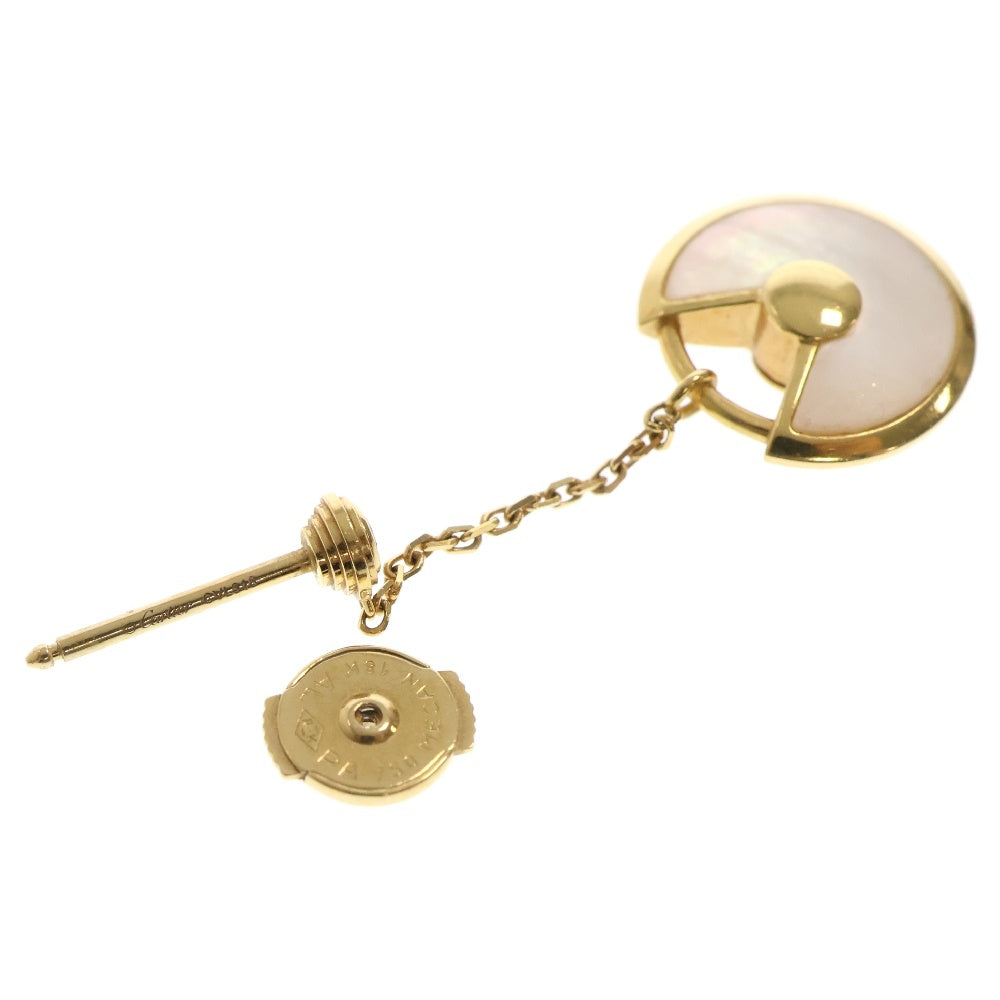 Cartier(カルティエ) アミュレット ドゥ カルティエ シェル ダイヤモンド ピアス K18YG CRB8301229 イエローゴールド アクセサリー ジュエリー