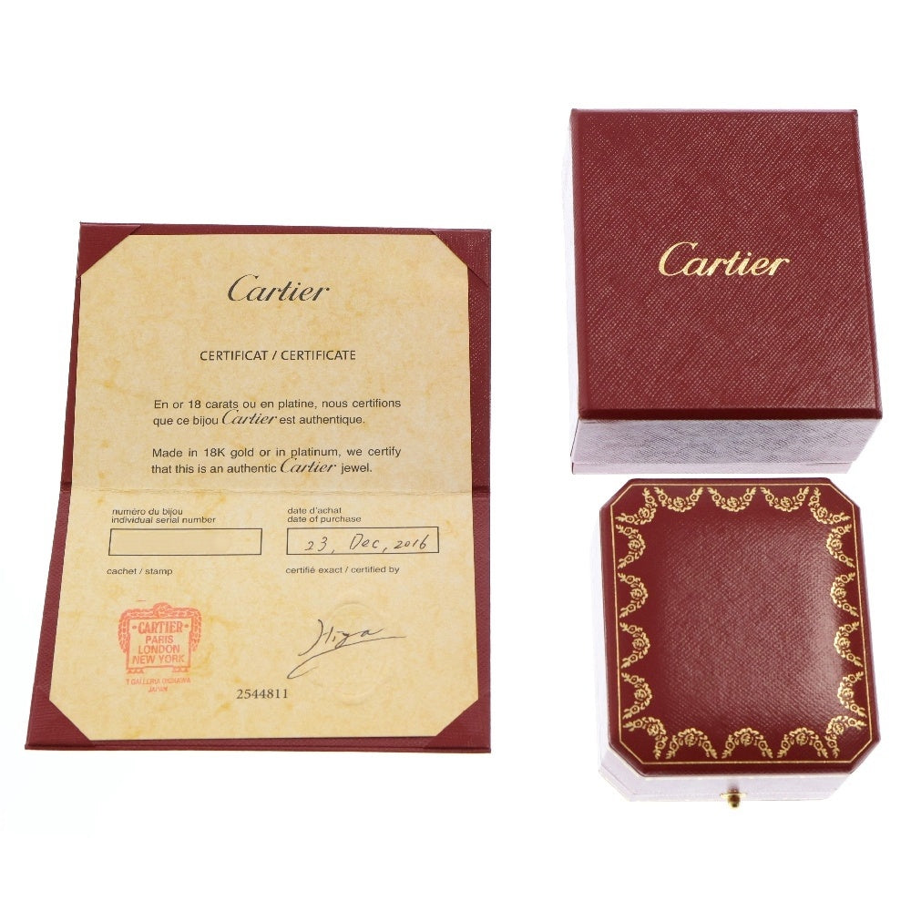 Cartier(カルティエ) アミュレット ドゥ カルティエ シェル ダイヤモンド ピアス K18YG CRB8301229 イエローゴールド アクセサリー ジュエリー