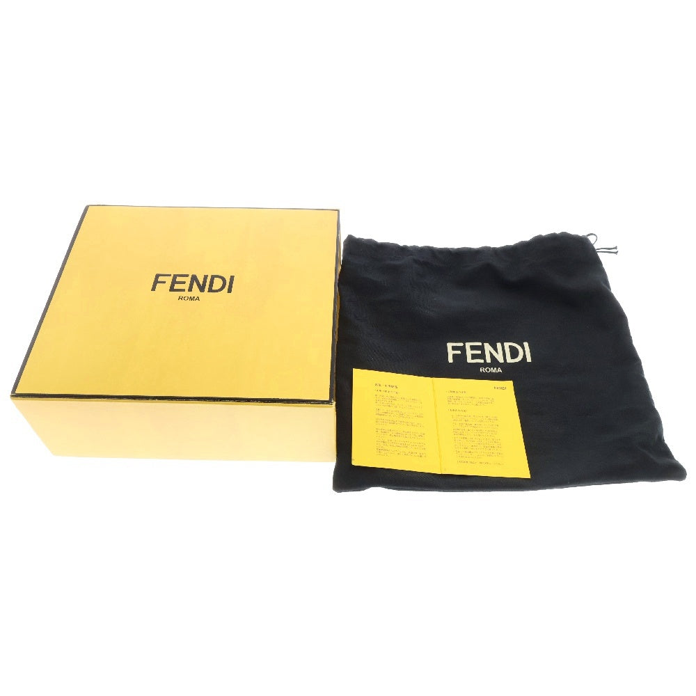 FENDI(フェンディ) チェーンショルダーバッグ ブラック レザー ゴールド金具 8M0276