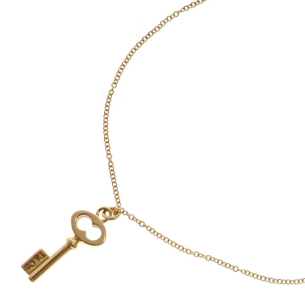 TIFFANY & Co.(ティファニー) オーバルキーネックレス K18YG イエローゴールド ペンダントアクセサリー ジュエリー