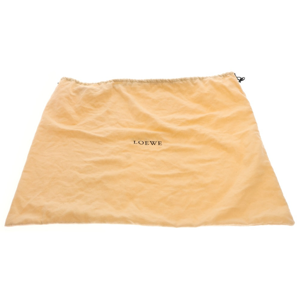 LOEWE(ロエベ) アナグラム スタッズ ショルダーバッグ ブラック レザー シルバー金具