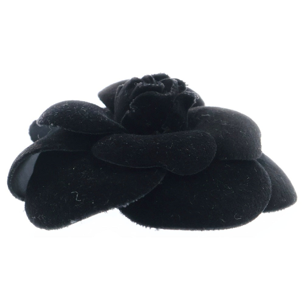 CHANEL(シャネル) カメリア コサージュ ブラック ベロア ブローチ アクセサリー