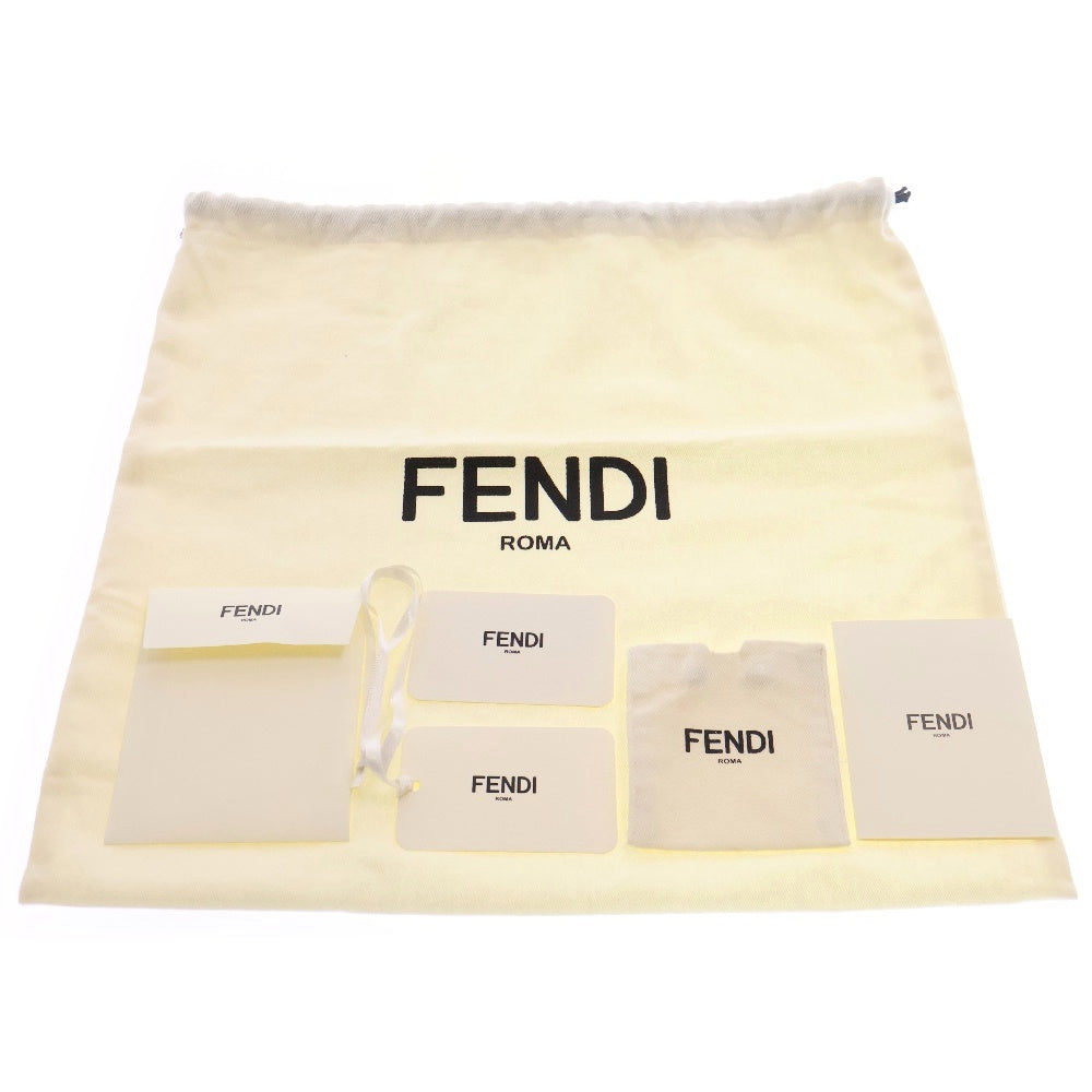 FENDI(フェンディ) バイザウェイ ミディアム グレー レザー ショルダーバッグ 斜め掛けバッグ シルバー金具 8BL146