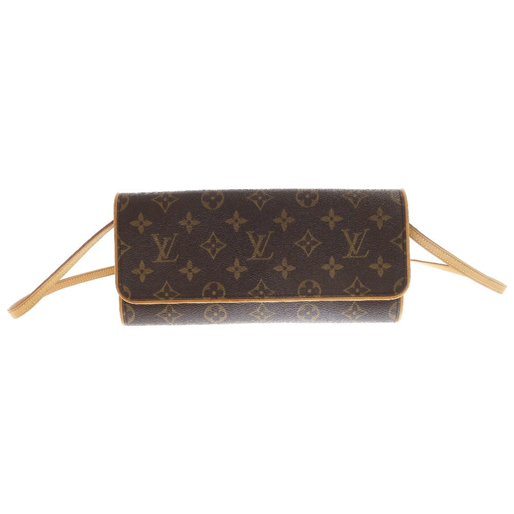 LOUIS VUITTON(ルイヴィトン) モノグラム ポシェットツイン GM ショルダーバッグ ブラウン レディース M51852