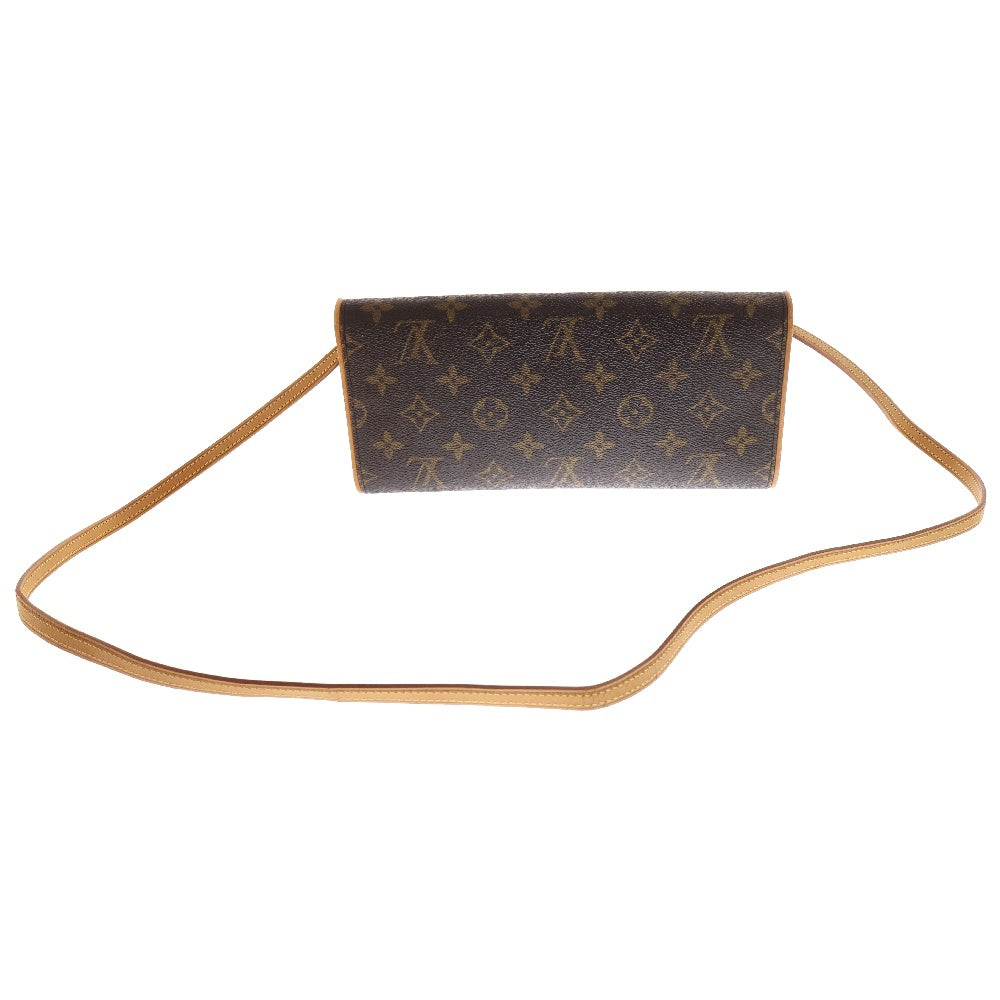 LOUIS VUITTON(ルイヴィトン) モノグラム ポシェットツイン GM ショルダーバッグ ブラウン レディース M51852