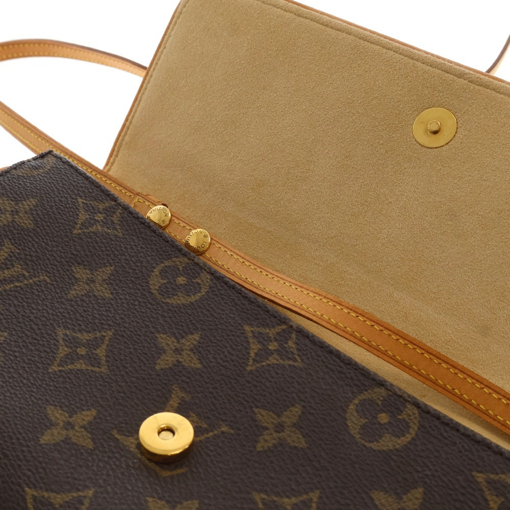 LOUIS VUITTON(ルイヴィトン) モノグラム ポシェットツイン GM ショルダーバッグ ブラウン レディース M51852