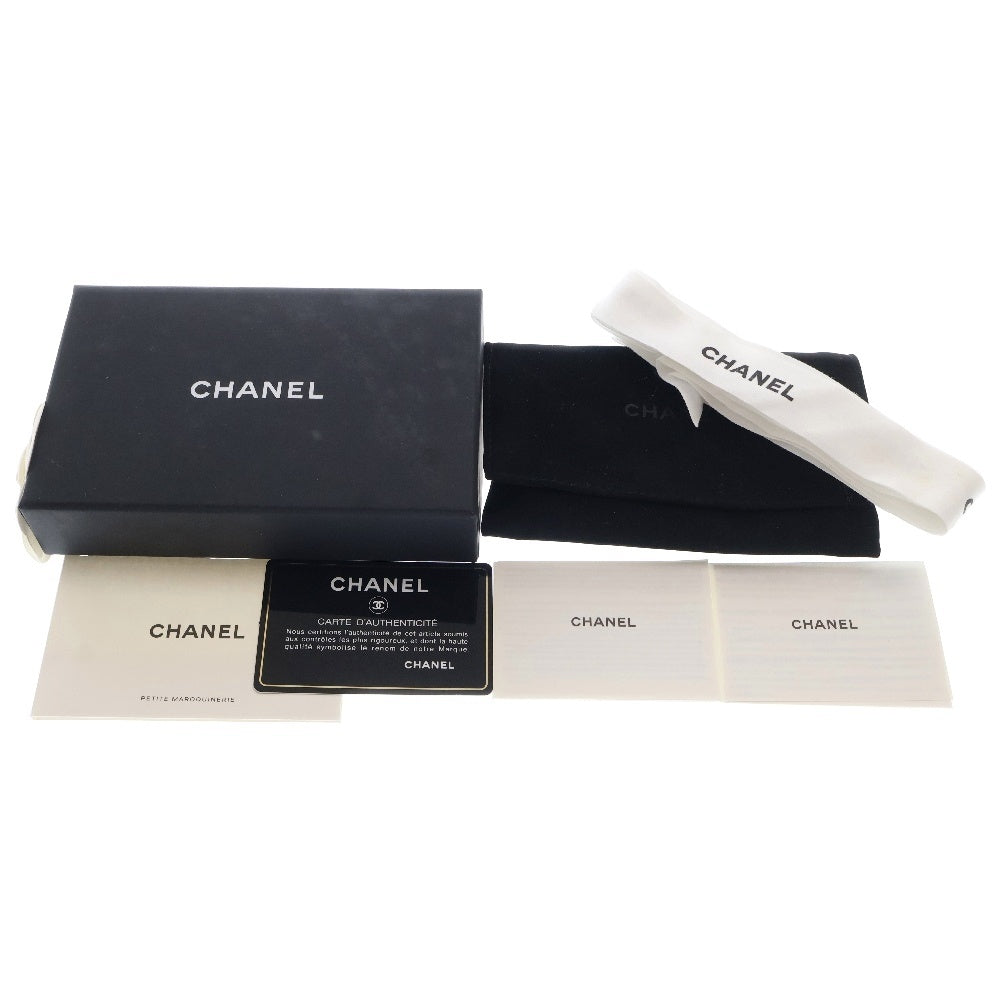CHANEL(シャネル) マトラッセ フラグメントコインケース レッド ラムスキン レザー ゴールド金具 小物入れ ポーチ 財布