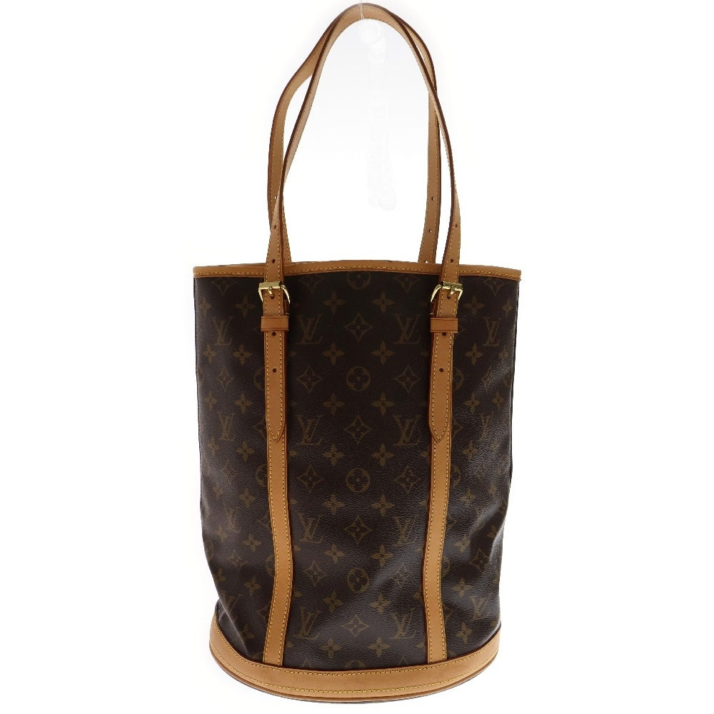 LOUIS VUITTON(ルイヴィトン) モノグラム バケットGM ハンドバッグ ブラウン PVCレザー M42236