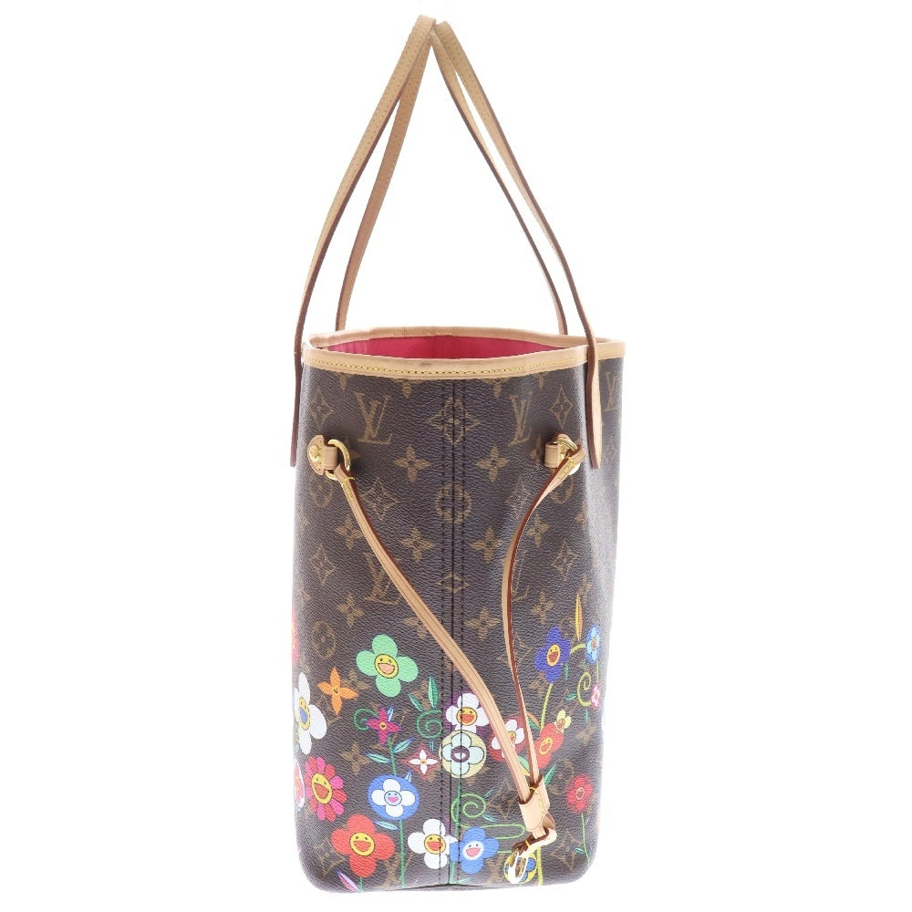 LOUIS VUITTON(ルイヴィトン) モノグラム LV×TM ネヴァーフルMM トートバッグ ブラウン PVCレザー ゴールド金具 M13271
