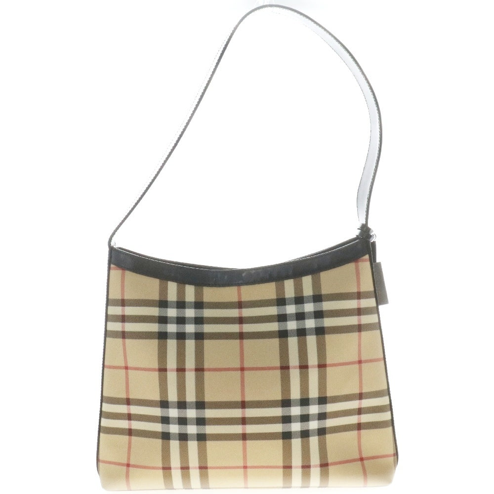 BURBERRY LONDON(バーバリーロンドン) ワンショルダーバッグ ノバチェック ベージュ PVCレザー