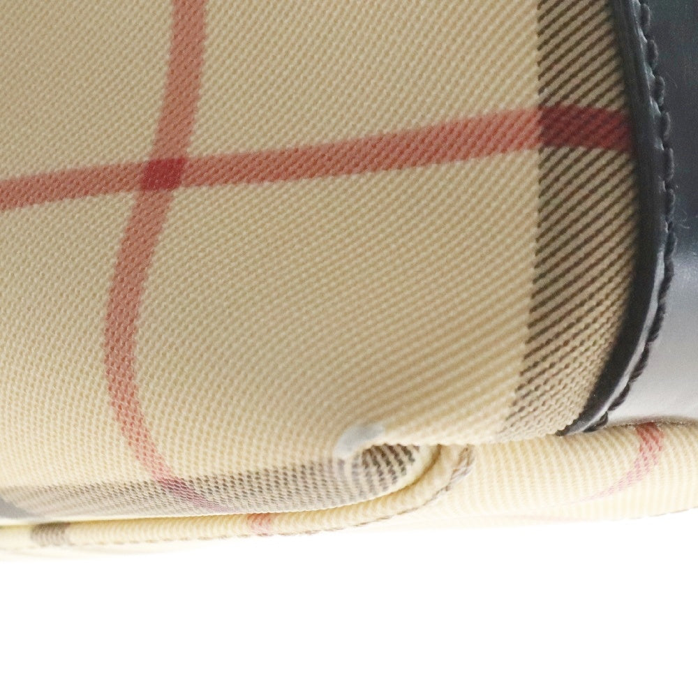 BURBERRY LONDON(バーバリーロンドン) ワンショルダーバッグ ノバチェック ベージュ PVCレザー