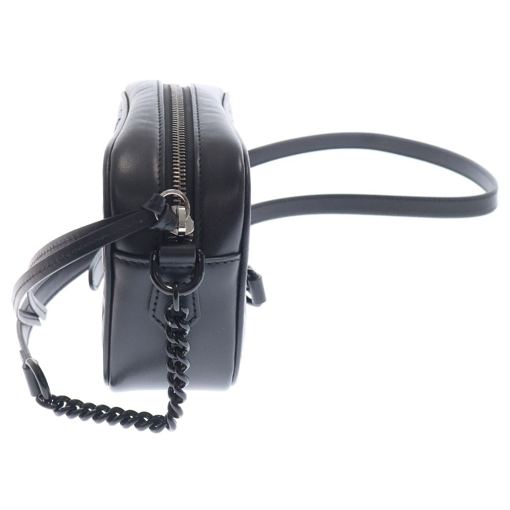 GUCCI(グッチ) GGマーモント ショルダーバッグ ブラック レザー キルティング 634936