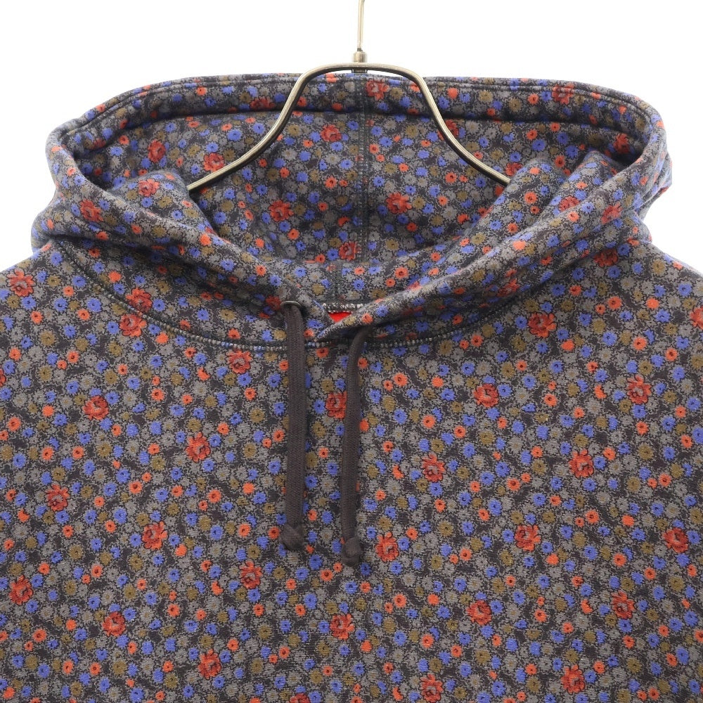 SUPREME(シュプリーム) 21AW ×JUNYA WATANABE COMME des GARCONS MAN Hooded Sweatshirt ジュンヤワタナベ コムデギャルソン ロゴプリント フラワー プルオーバーパーカー スウェット