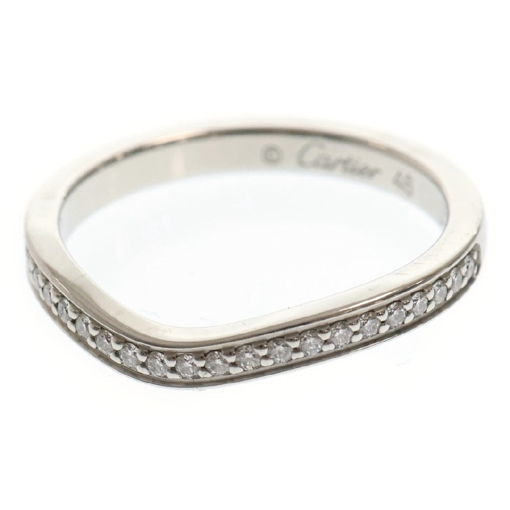 Cartier(カルティエ) バレリーナ ハーフエタニティリング ダイヤモンド Pt950 プラチナ 指輪 アクセサリー ジュエリー