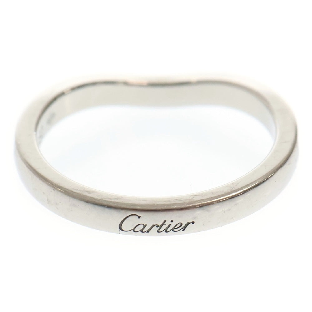 Cartier(カルティエ) バレリーナ ハーフエタニティリング ダイヤモンド Pt950 プラチナ 指輪 アクセサリー ジュエリー