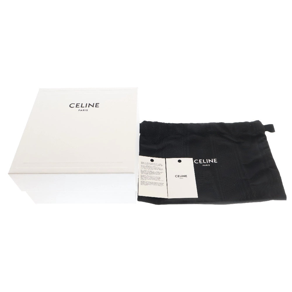 CELINE(セリーヌ) トリオンフ ショルダーバッグ ブラウン PVCレザー チェーンバッグ
