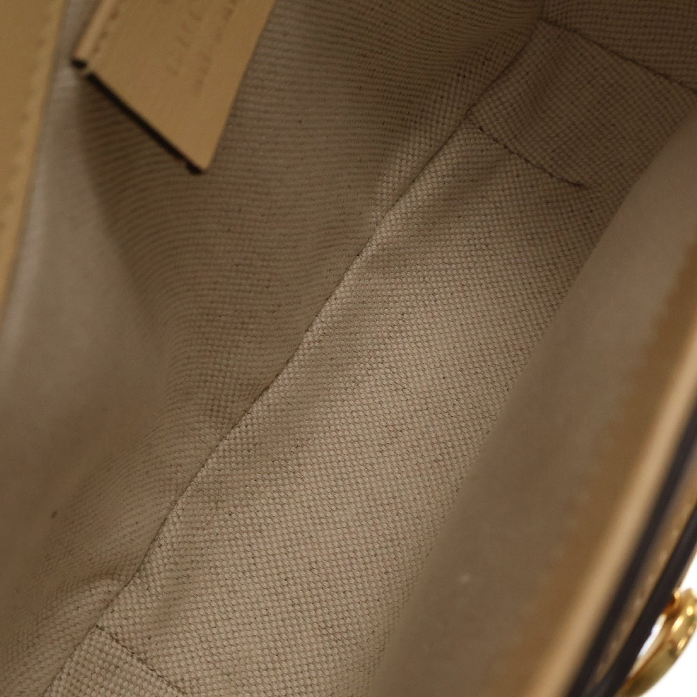 GUCCI(グッチ) ホースビット1955 ミニショルダーバッグ 斜め掛けバッグ ゴールド金具 ベージュ レザー 658574