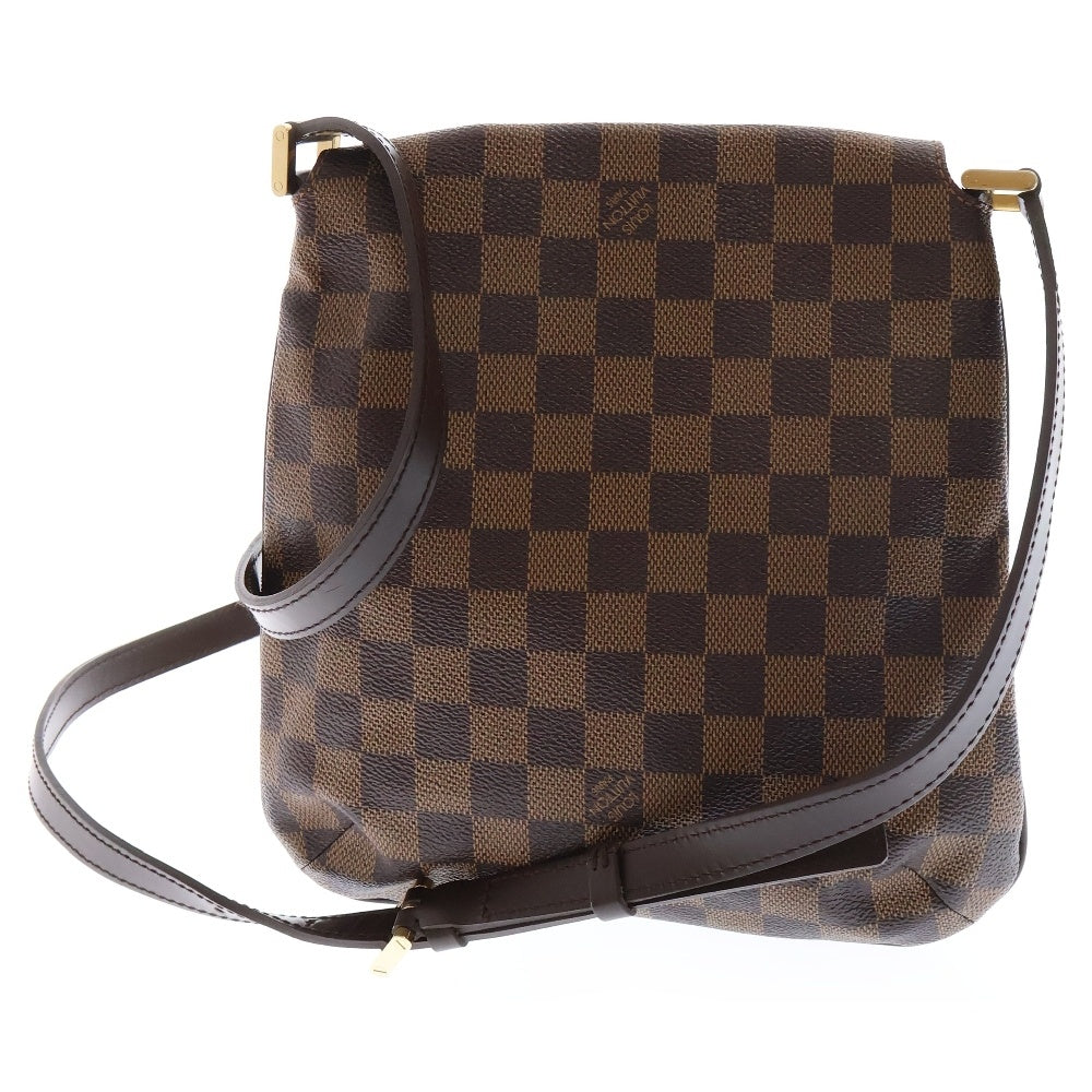 LOUIS VUITTON(ルイヴィトン) ダミエ ミュゼットサルサ レザー ショルダーバッグ ブラウン レディース N51300
