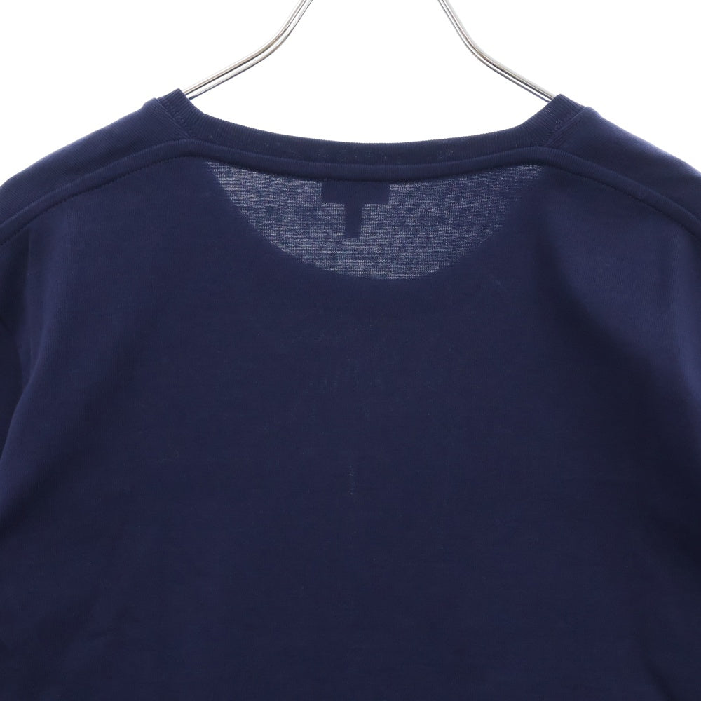 LOEWE(ロエベ) フロントロゴ半袖Tシャツ ネイビー×イエロー S359Y22X30