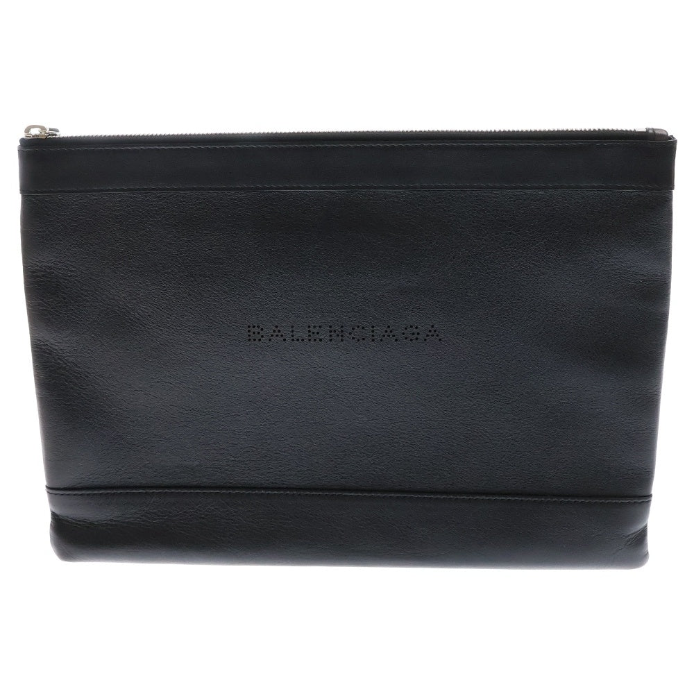 BALENCIAGA GOLF(バレンシアガゴルフ) クラッチバッグ セカンドバッグ ポーチ ブラック レザー 420407