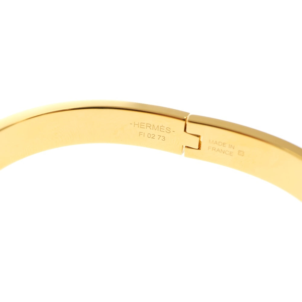 HERMES(エルメス) ミニクリック シェーヌダンクル バングル ピンク ゴールド GP アクセサリー