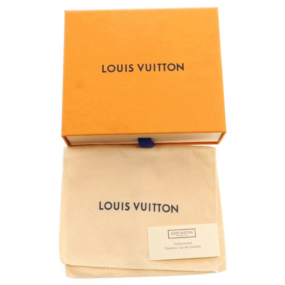LOUIS VUITTON(ルイヴィトン) モノグラム・エクリプス ポルトフォイユ・ミュルティプル コンパクトウォレット 二つ折り財布 ブラック カードケース PVC M61695