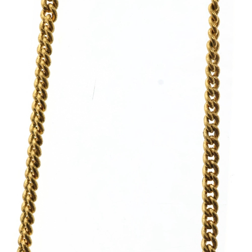 Christian Dior(クリスチャンディオール) ロゴ ネックレス GP ゴールド ペンダント アクセサリー