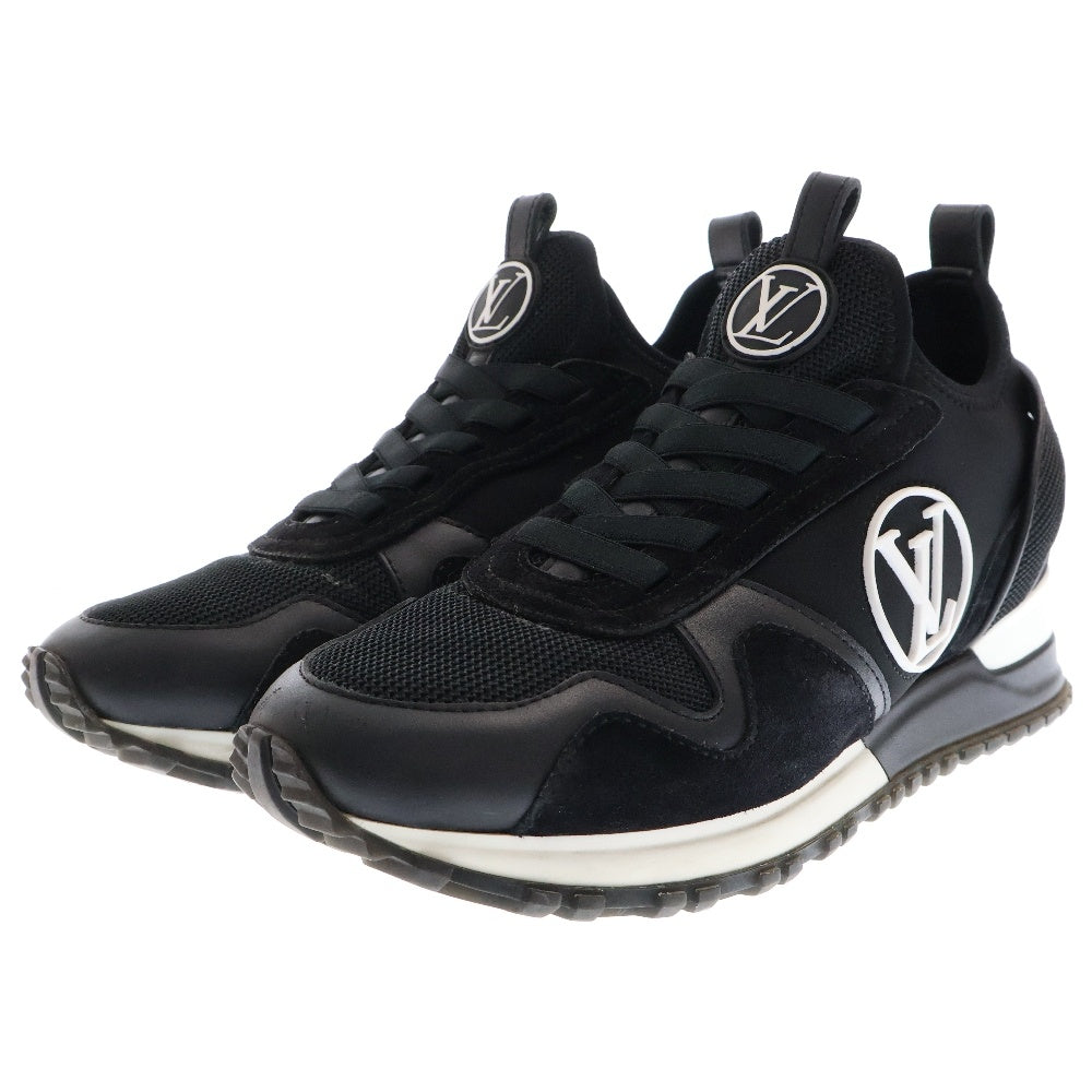 LOUIS VUITTON(ルイヴィトン) LVサークルロゴ ランアウェイライン ローカットスニーカー ブラック 36 1/2