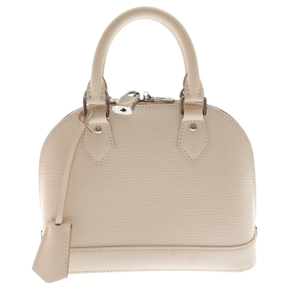LOUIS VUITTON(ルイヴィトン) エピ アルマBB 2WAY レザーショルダーバッグ ハンドバッグ ホワイト M58706