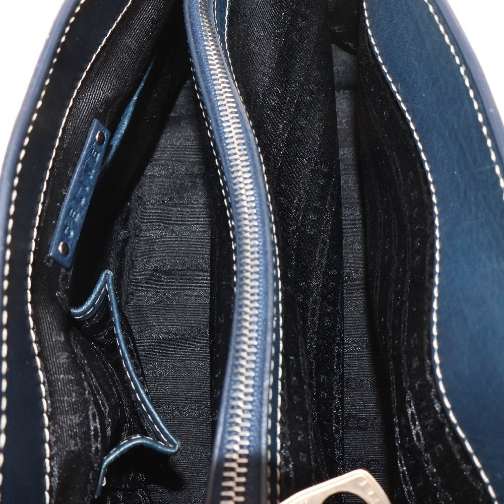CELINE(セリーヌ) ブギーバッグ ブルー レザー ハンドバッグ