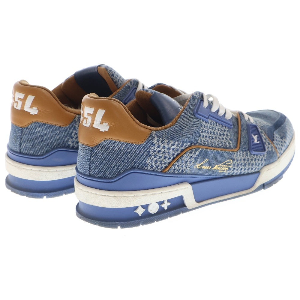 LOUIS VUITTON(ルイヴィトン) LV Trainer LVトレイナー ダミエ デニム ローカットスニーカー インディゴ US8/26cm