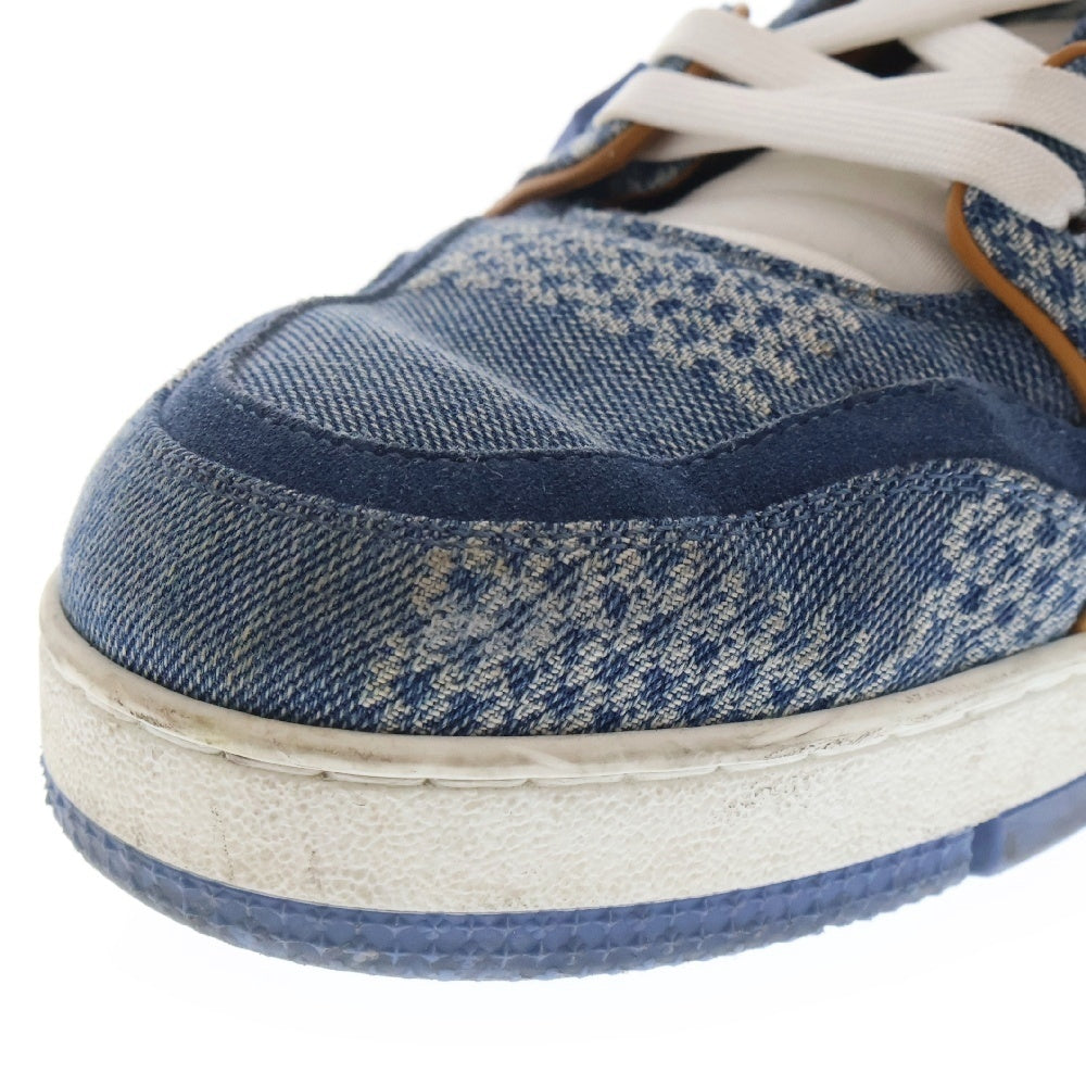 LOUIS VUITTON(ルイヴィトン) LV Trainer LVトレイナー ダミエ デニム ローカットスニーカー インディゴ US8/26cm