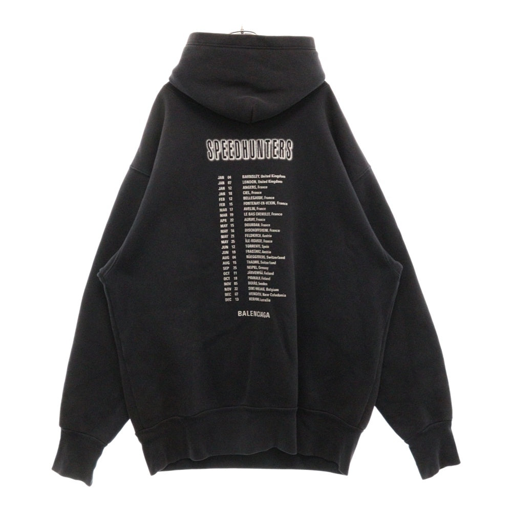 BALENCIAGA(バレンシアガ) 19AW SPEED HUNTERS スピードハンターズ スウェットプルオーバーパーカー ブラック 541707 TCV37