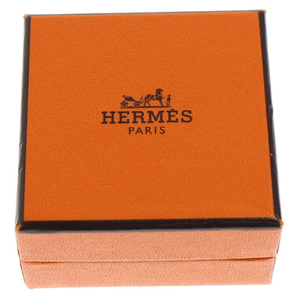 HERMES(エルメス) Hキューブ ピアス グリーン メタル シルバー金具 アクセサリー