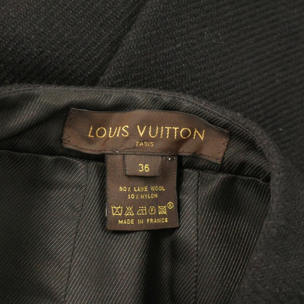 LOUIS VUITTON(ルイヴィトン) ウールツイードスカート レディース ブラック