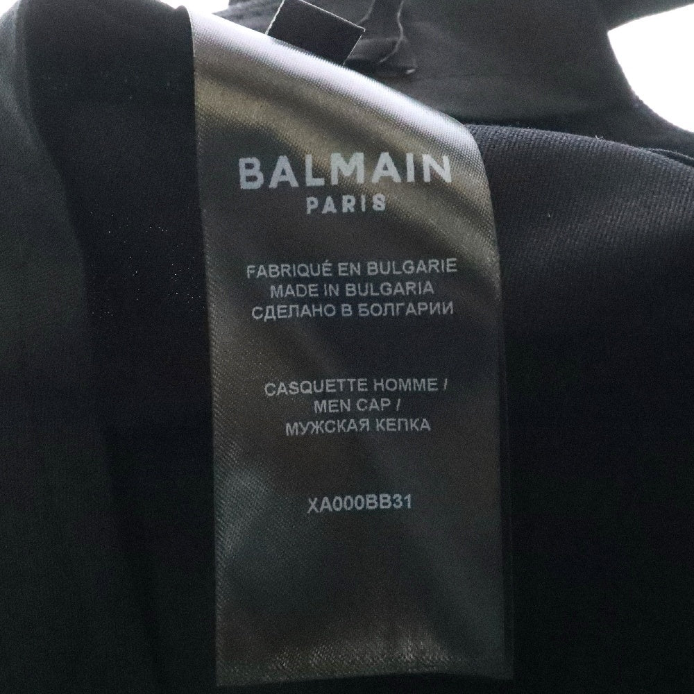 BALMAIN(バルマン) ロゴキャップ ブラック XA000BB31 帽子