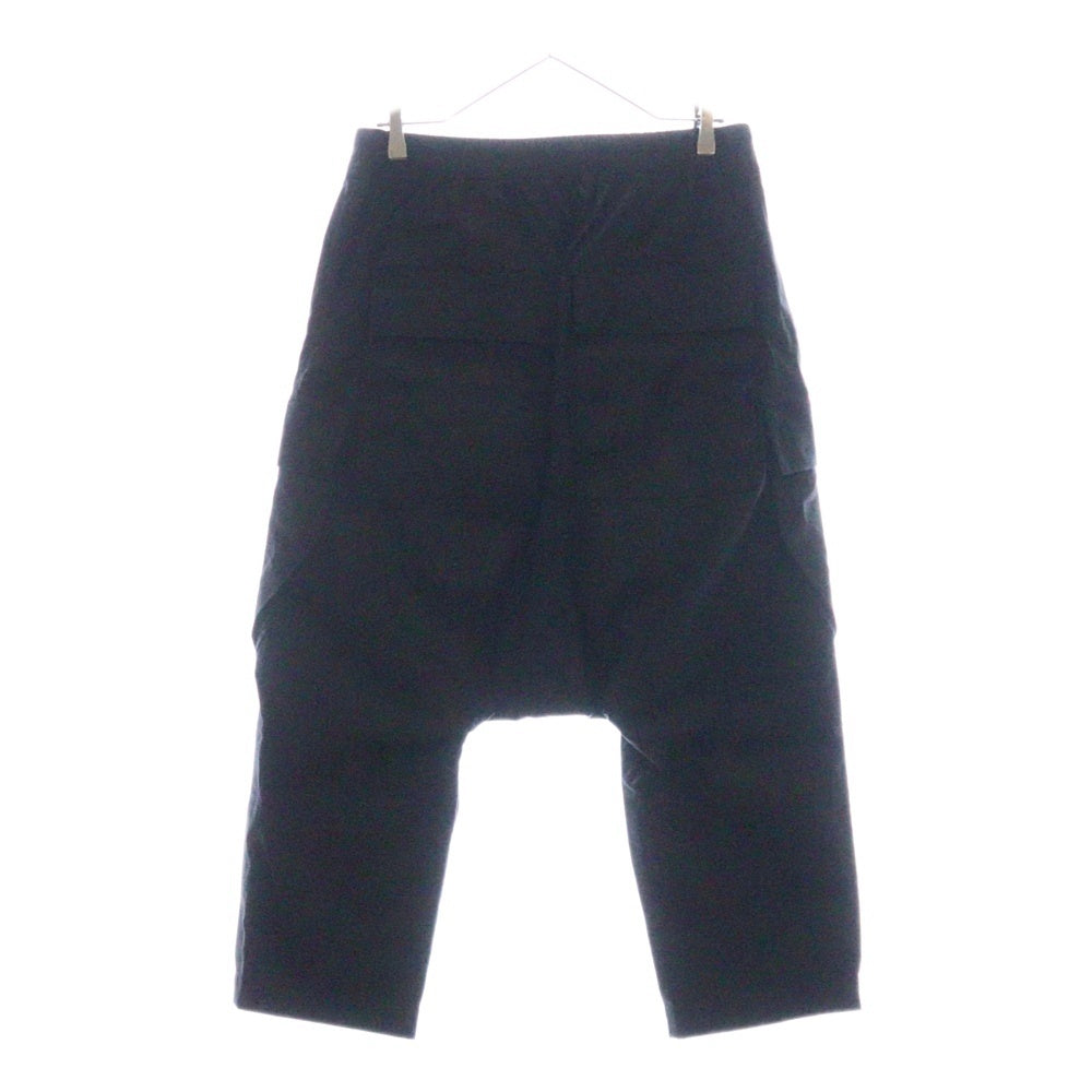 Rick Owens(リックオウエンス) 18ss クロップド サルエルパンツ ブラック コットン