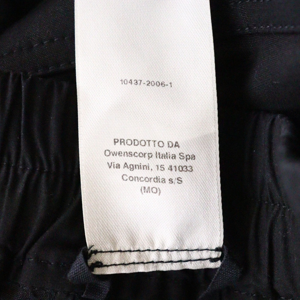 Rick Owens(リックオウエンス) 18ss クロップド サルエルパンツ ブラック コットン