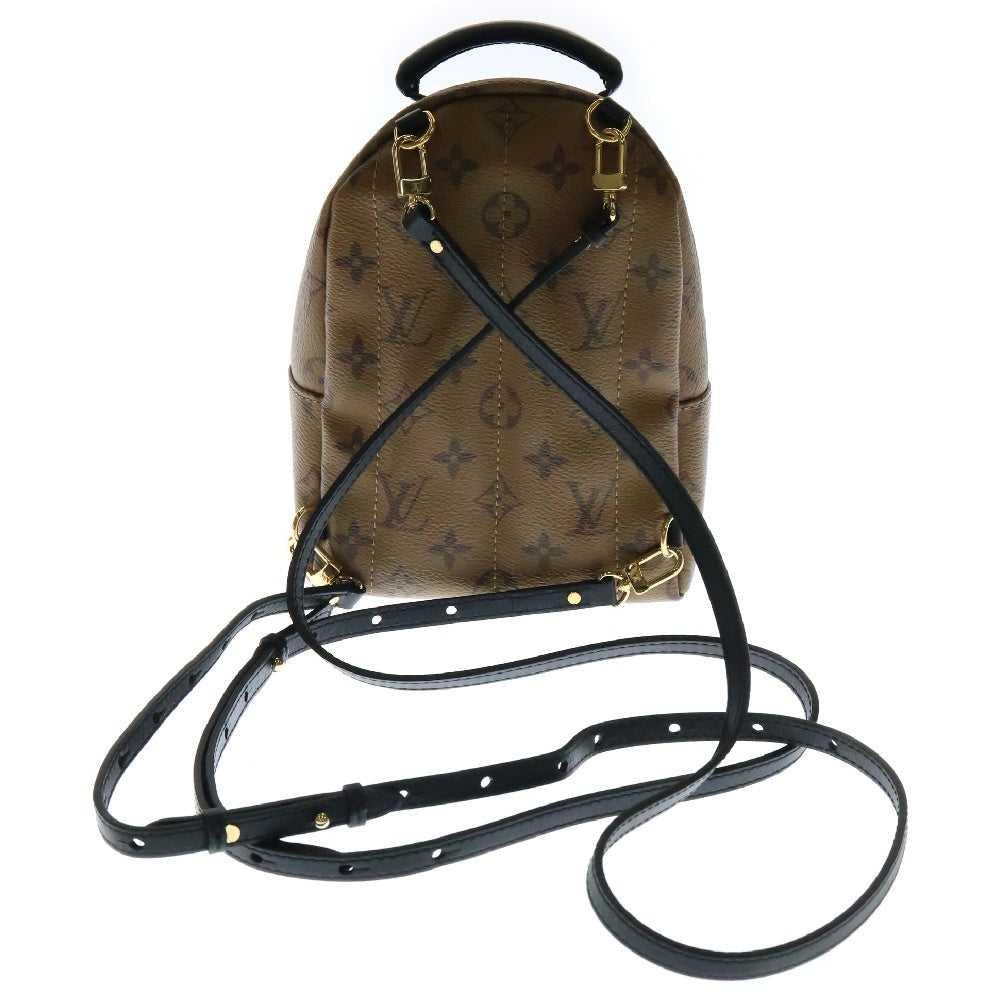 LOUIS VUITTON(ルイヴィトン) モノグラムリバース パームスプリングス ミニ M44872 ICタイプ PVC ブラウン バックパック リュック