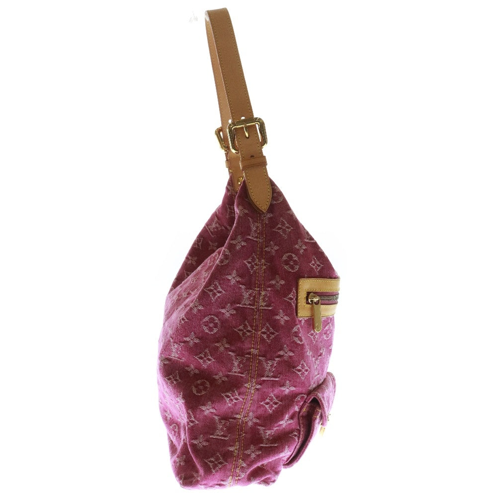 LOUIS VUITTON(ルイヴィトン) モノグラムデニム バギーGM ワンショルダーバッグ ピンク ゴールド金具 M95210