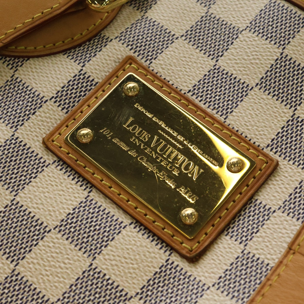 LOUIS VUITTON(ルイヴィトン) ダミエ・アズール ハムステッドMM ハンドバッグ ベージュ PVCレザー N51206