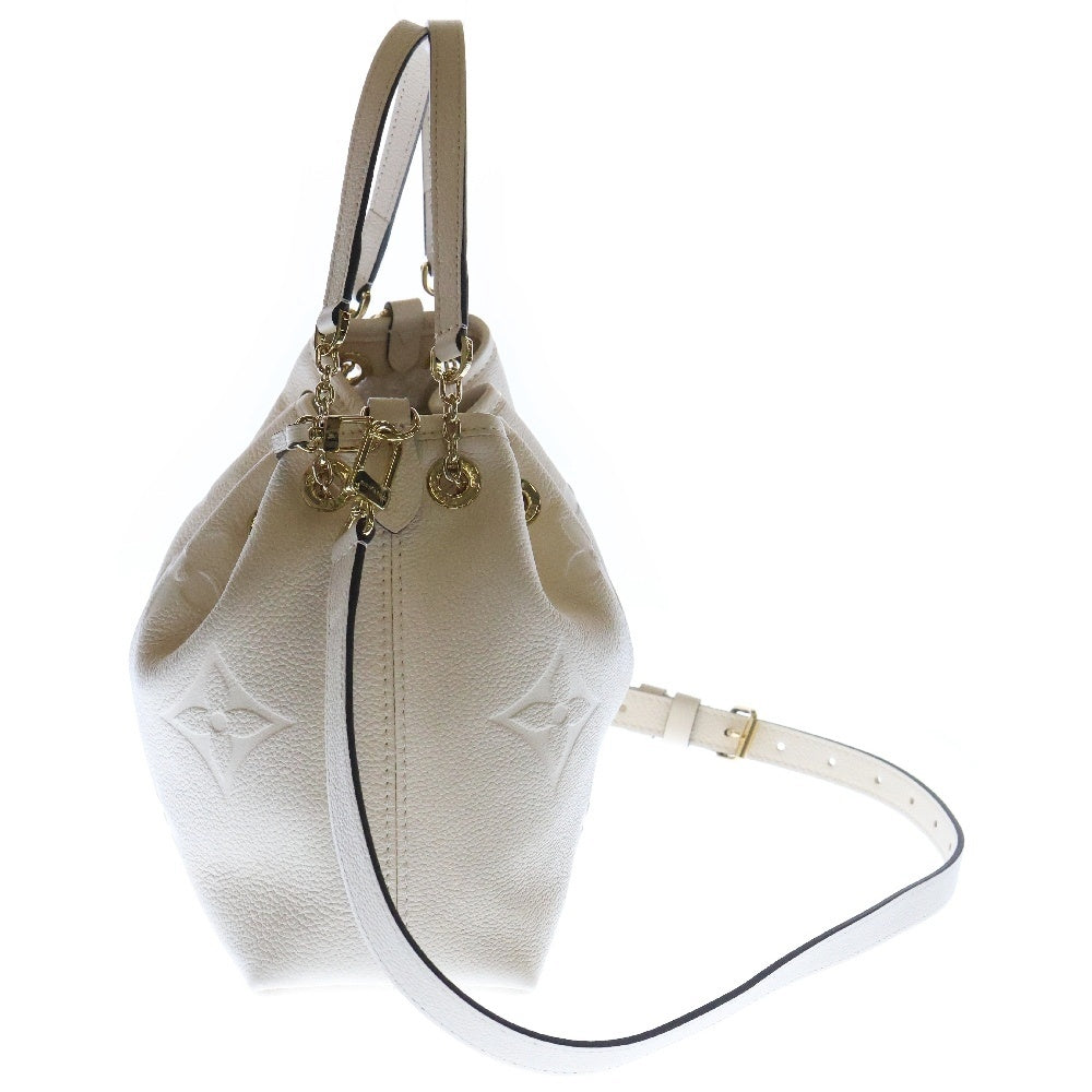 LOUIS VUITTON(ルイヴィトン) アンプラント LVハンドル クレーム レザー ショルダーバッグ ハンドバッグ ゴールド金具 M25452 ICタイプ
