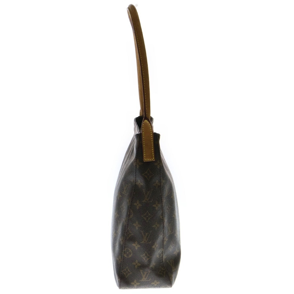 LOUIS VUITTON(ルイヴィトン) モノグラム ルーピングGM ハンドバッグ ブラウン PVCレザー M51145