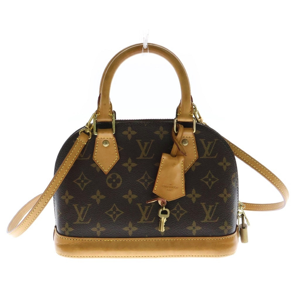 LOUIS VUITTON(ルイヴィトン) モノグラム アルマBB レザー2WAYハンドバッグ ショルダーバッグ ブラウン M53152