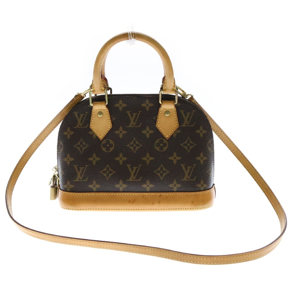 LOUIS VUITTON(ルイヴィトン) モノグラム アルマBB レザー2WAYハンドバッグ ショルダーバッグ ブラウン M53152
