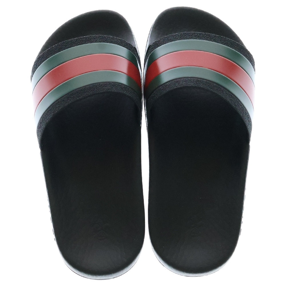 GUCCI(グッチ) シェリーライン Web Slide Sandal スライドサンダル ウェブストライプ ブラック 30 キッズ 503220