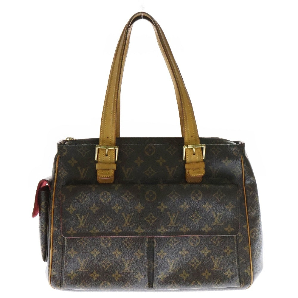 LOUIS VUITTON(ルイヴィトン) モノグラム ミュルティプリ シテ レザートートバッグ M51162 ブラウン