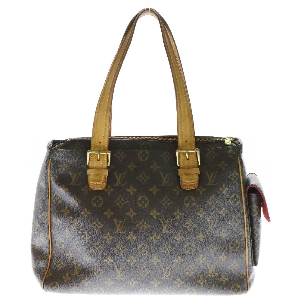 LOUIS VUITTON(ルイヴィトン) モノグラム ミュルティプリ シテ レザートートバッグ M51162 ブラウン